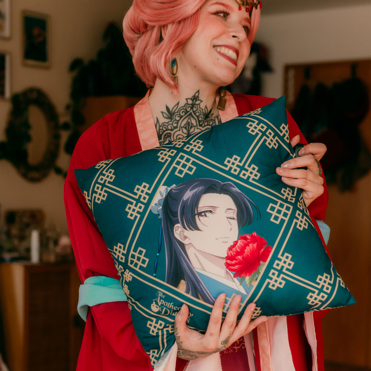Image produit Les Carnets de l'apothicaire - Coussin Maomao et Jinshi