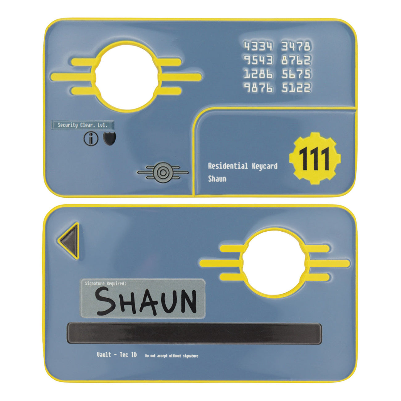 Image produit Fallout 4 - Réplique de la carte de sécurité Vault 111 Édition Limitée