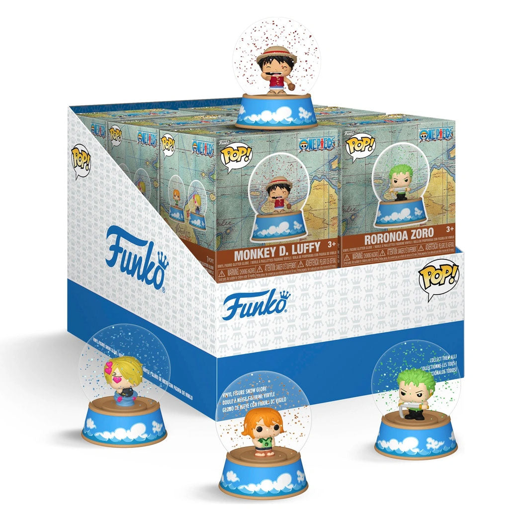 Productafbeelding One Piece - Funko Pop Mystery Glitter Sneeuwbol 12-delig Display