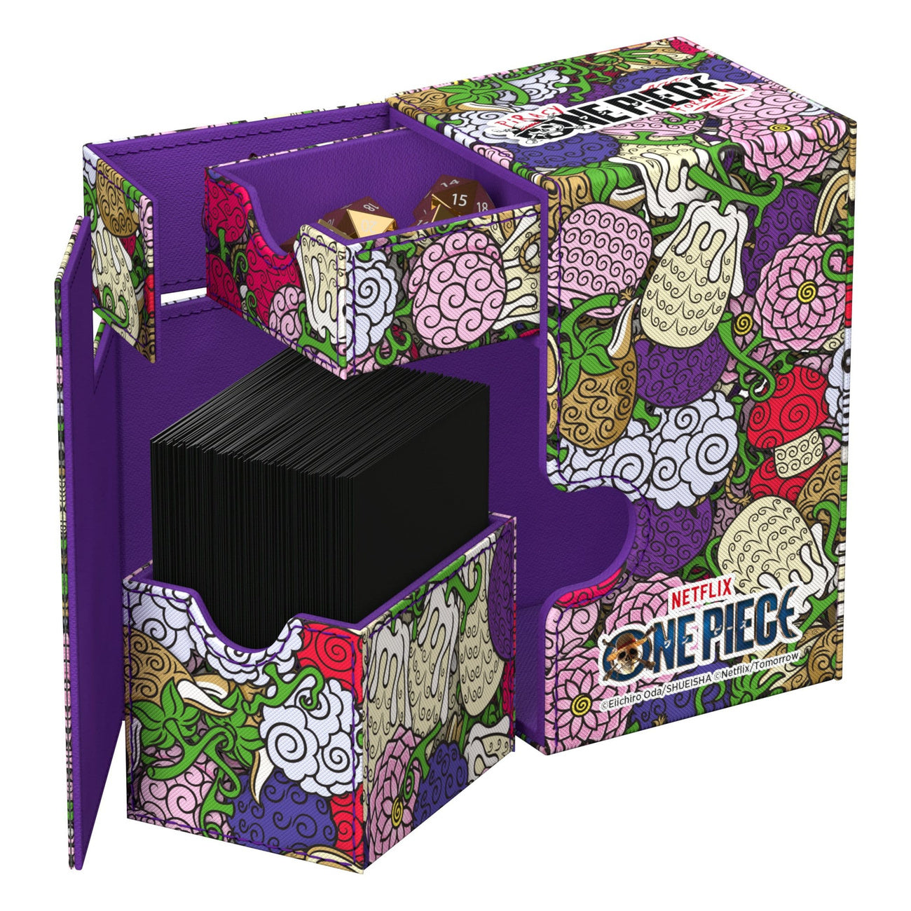 Productafbeelding One Piece - Devil Fruits Ultimate Guard Flip'n'Tray 80+ Deckbox