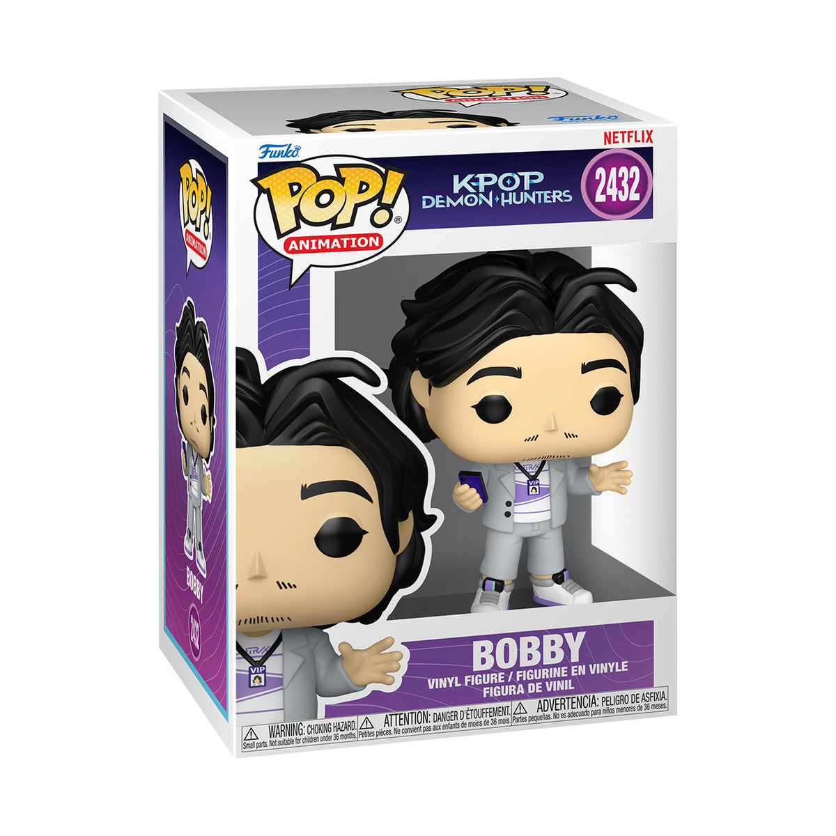 Image produit K-Pop Demon Hunters – Figurine Funko Pop Bobby