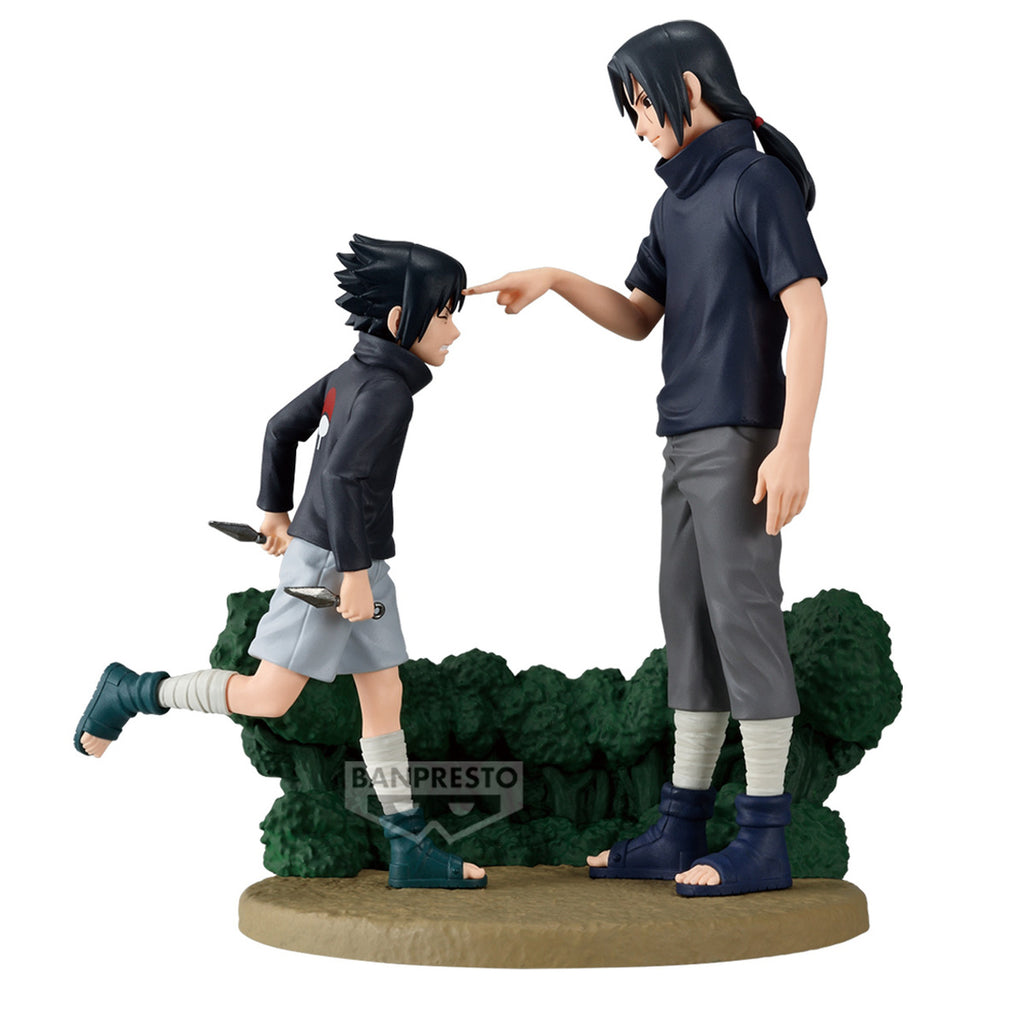 Image produit Naruto Shippuden - Set de figurines Sasuke et Itachi Uchiha Saga Mémorable