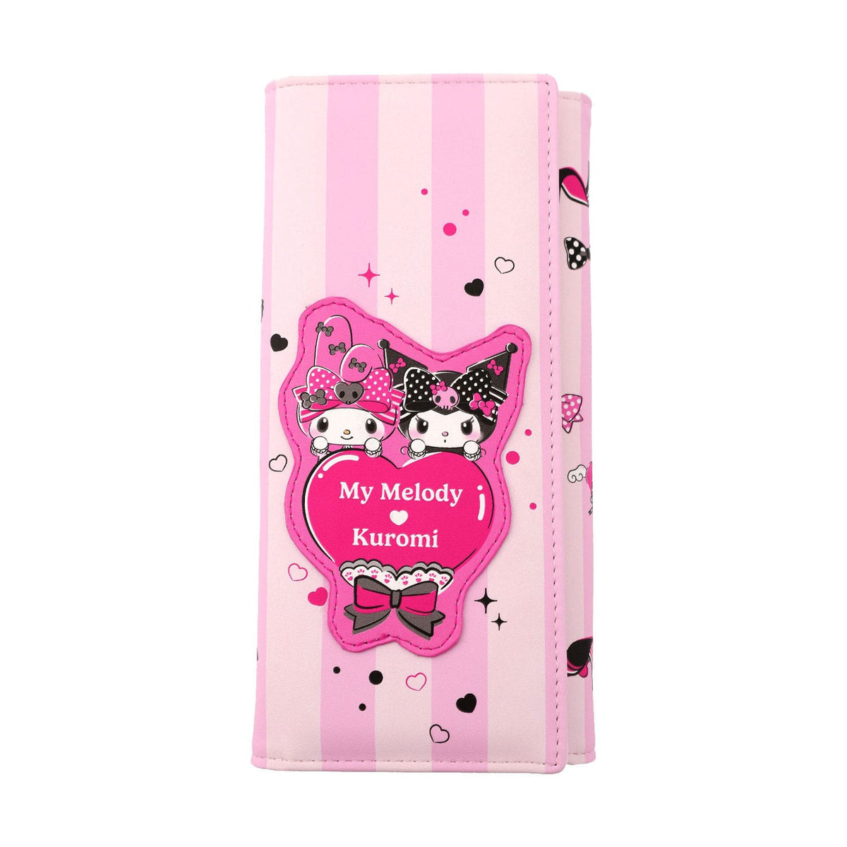 Productafbeelding Sanrio Pink Black Party Series Portemonnee Kuromi & My Melody