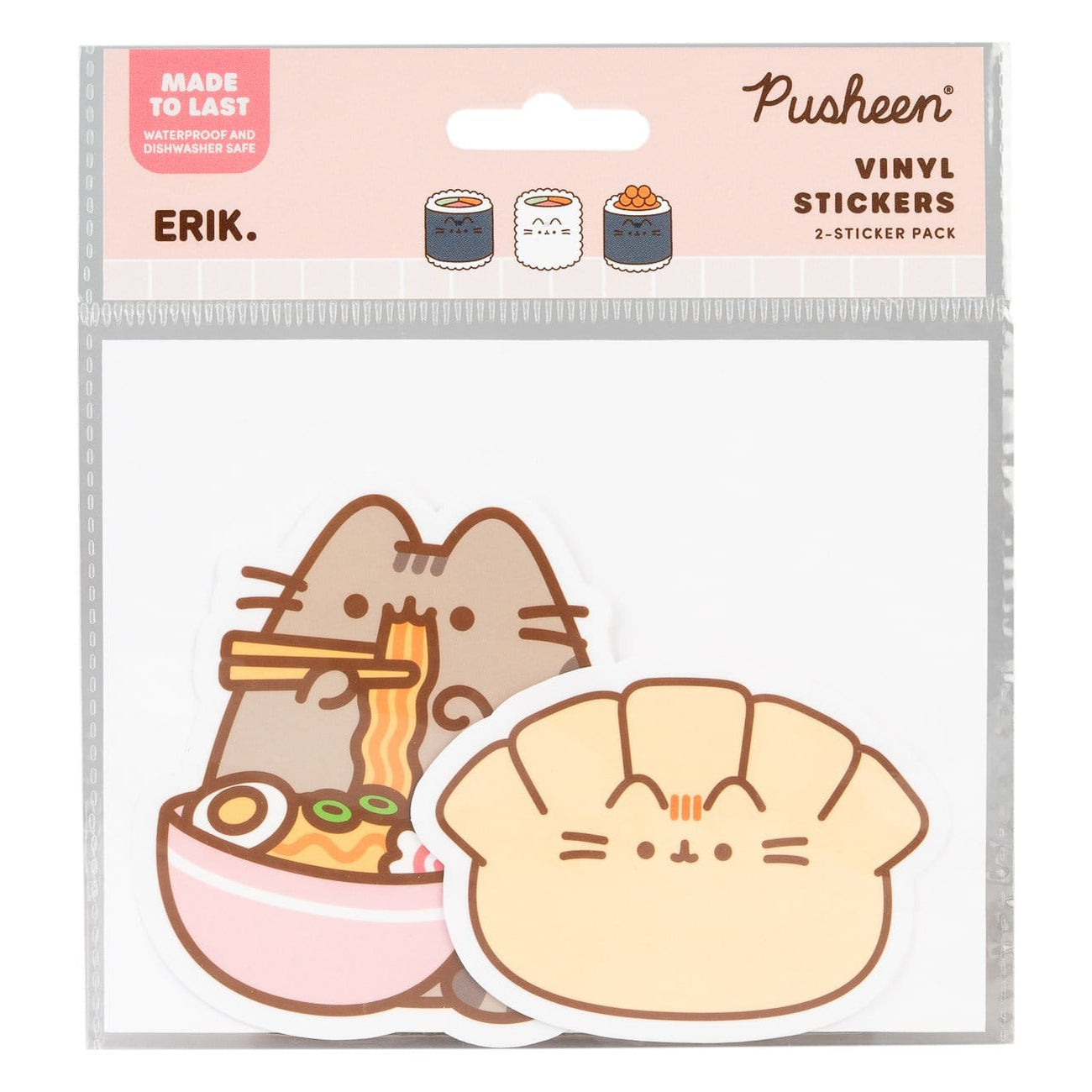 Produktbild Pusheen Vinyl-Sticker Sushi Roll Vol. 6 2er Set