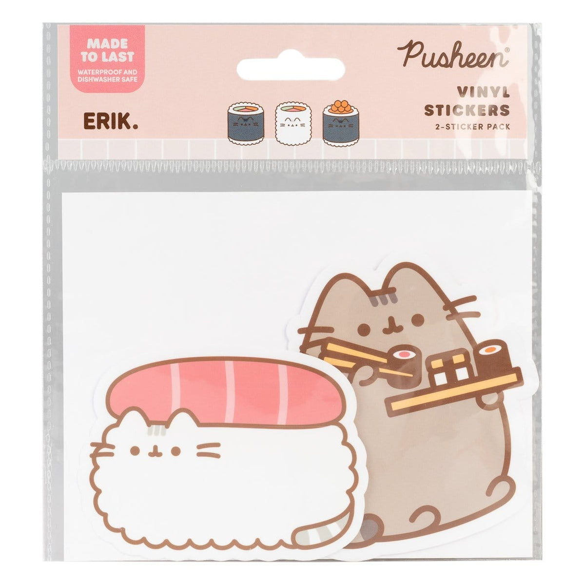 Produktbild Pusheen Vinyl-Sticker Sushi Roll Vol. 1 2er Set