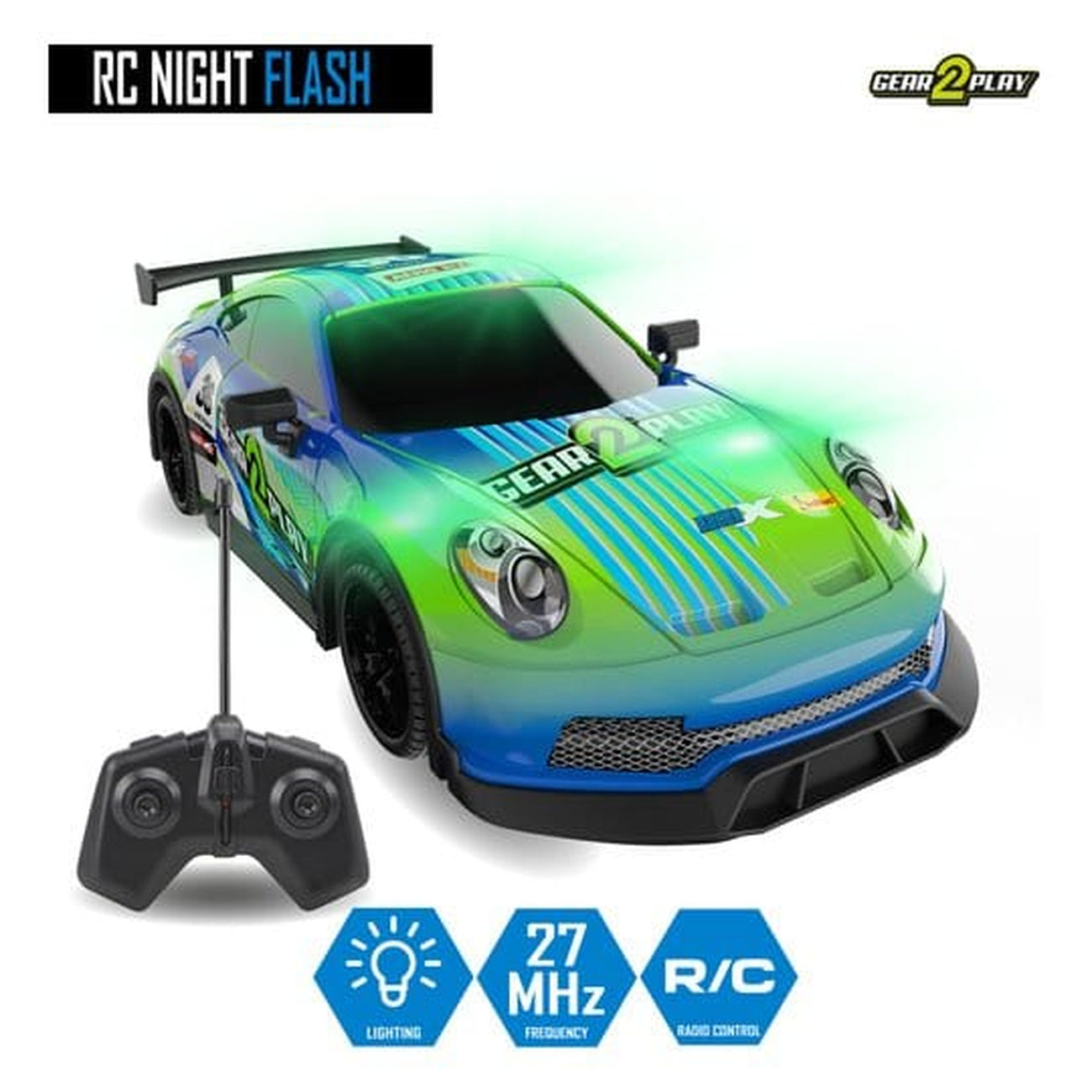 Productafbeelding Gear2Play radiografisch RC voertuig Night Flash 1:16