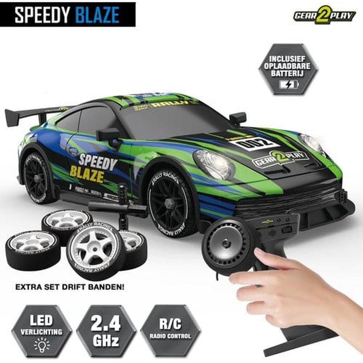 Produktbild Gear2Play Funkgesteuertes RC Fahrzeug Speedy Blaze