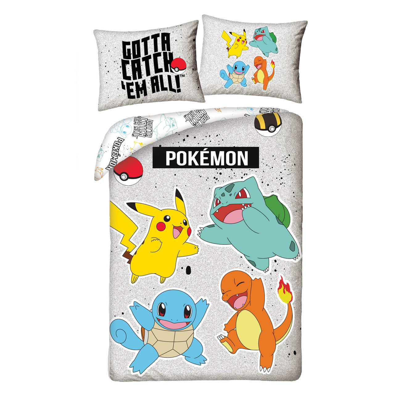 Image produit Parure de lit Pokémon Ver. 11 140 x 200 cm / 70 x 90 cm