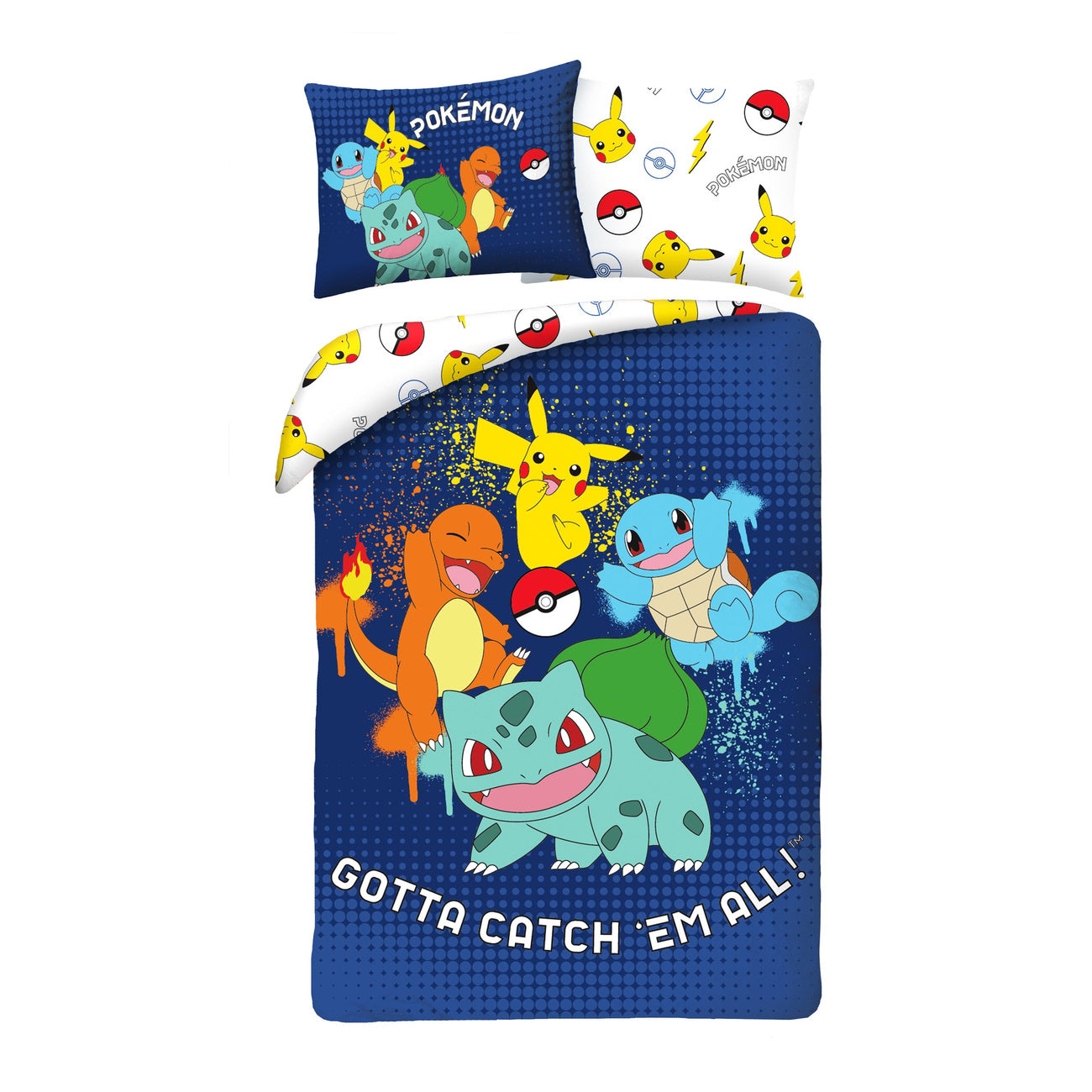 Image produit Parure de lit Pokémon Ver. 10 140 x 200 cm / 70 x 90 cm