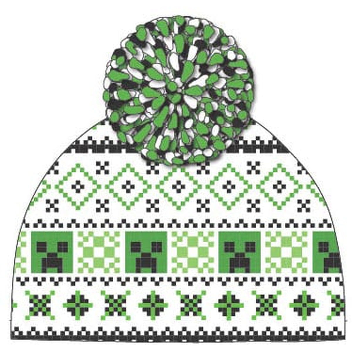 Image produit Bonnet à pompon Minecraft