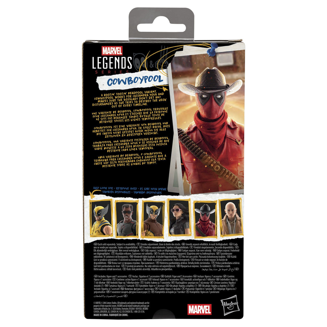 Productafbeelding Deadpool & Wolverine Marvel Legends Actiefiguur Cowboypool