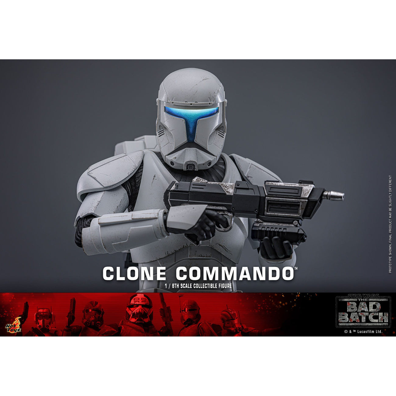 Produktbild Star Wars: The Bad Batch Actionfigur 1/6 Clone Commando 30
