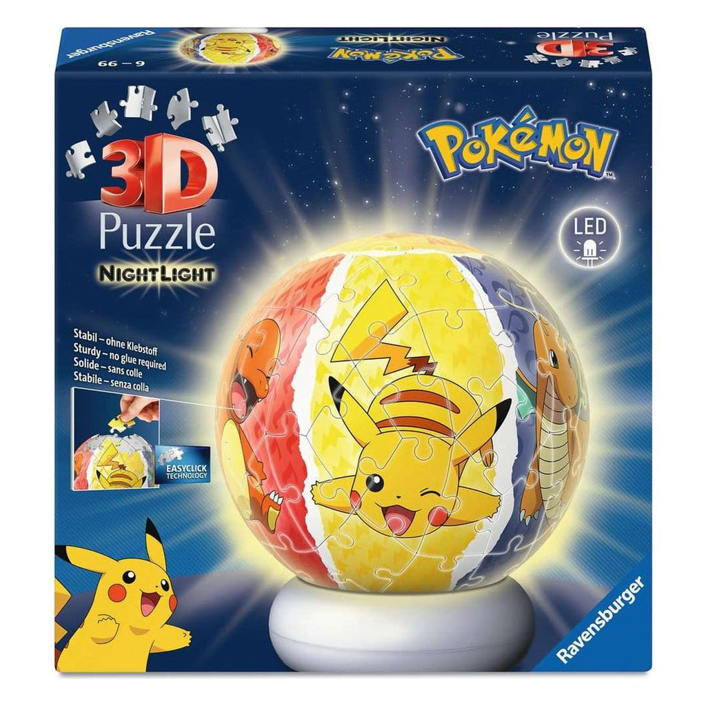 Produktbild Pokémon 3D Puzzle-Ball Nachtlicht (73 Teile)
