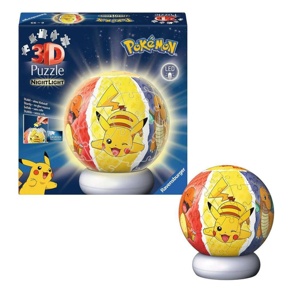 Produktbild Pokémon 3D Puzzle-Ball Nachtlicht (73 Teile)
