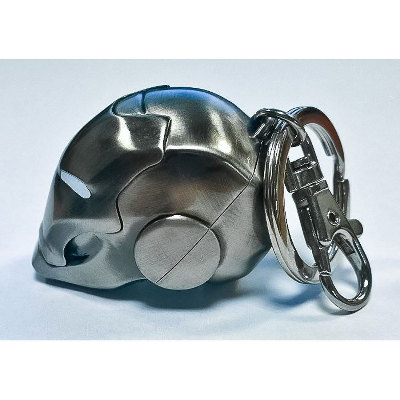 Produktbild Marvel Comics Metall-Schlüsselanhänger Iron Man Helm Mark II