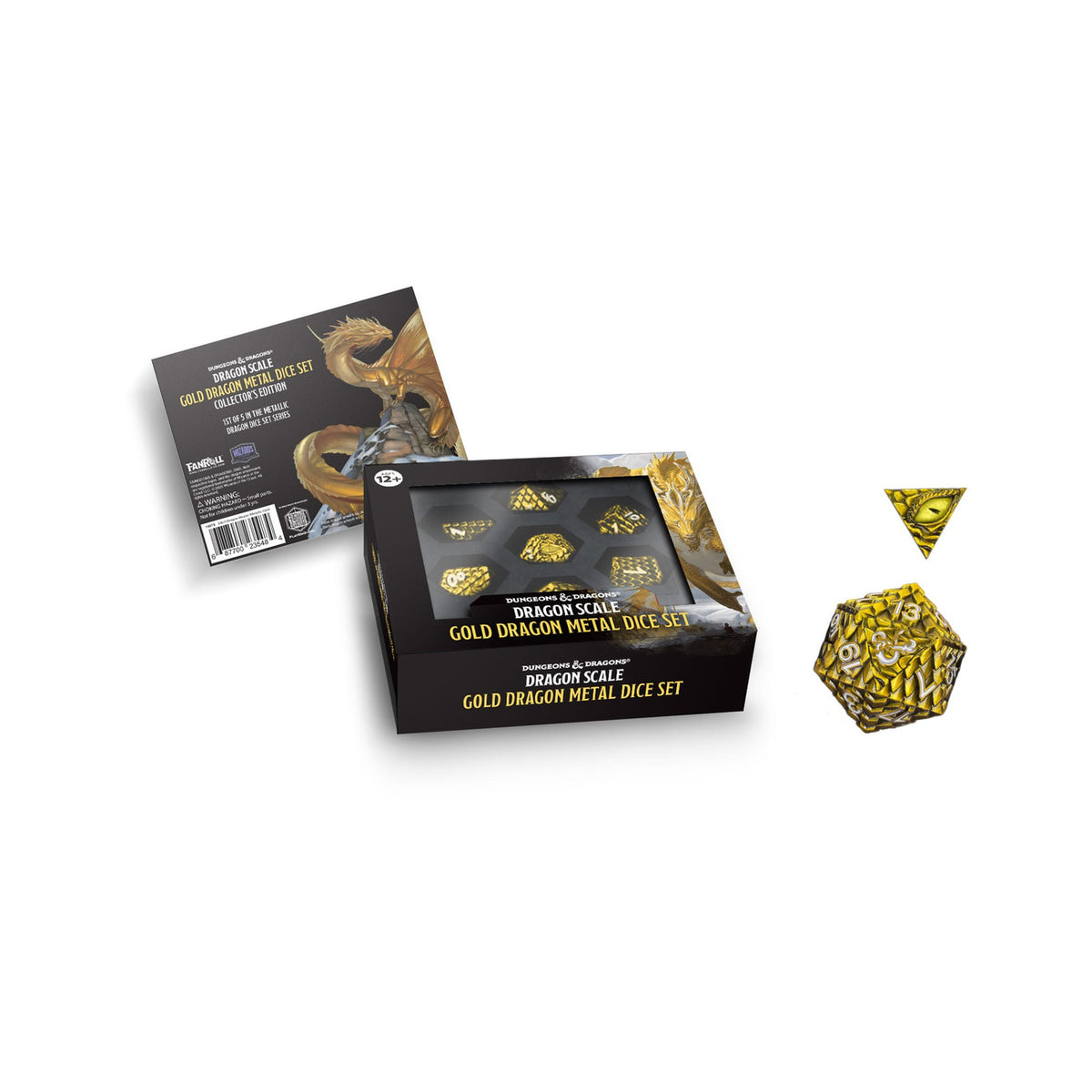 Productafbeelding Dungeons & Dragons Premium Metalen Dobbelset Dragon Scale