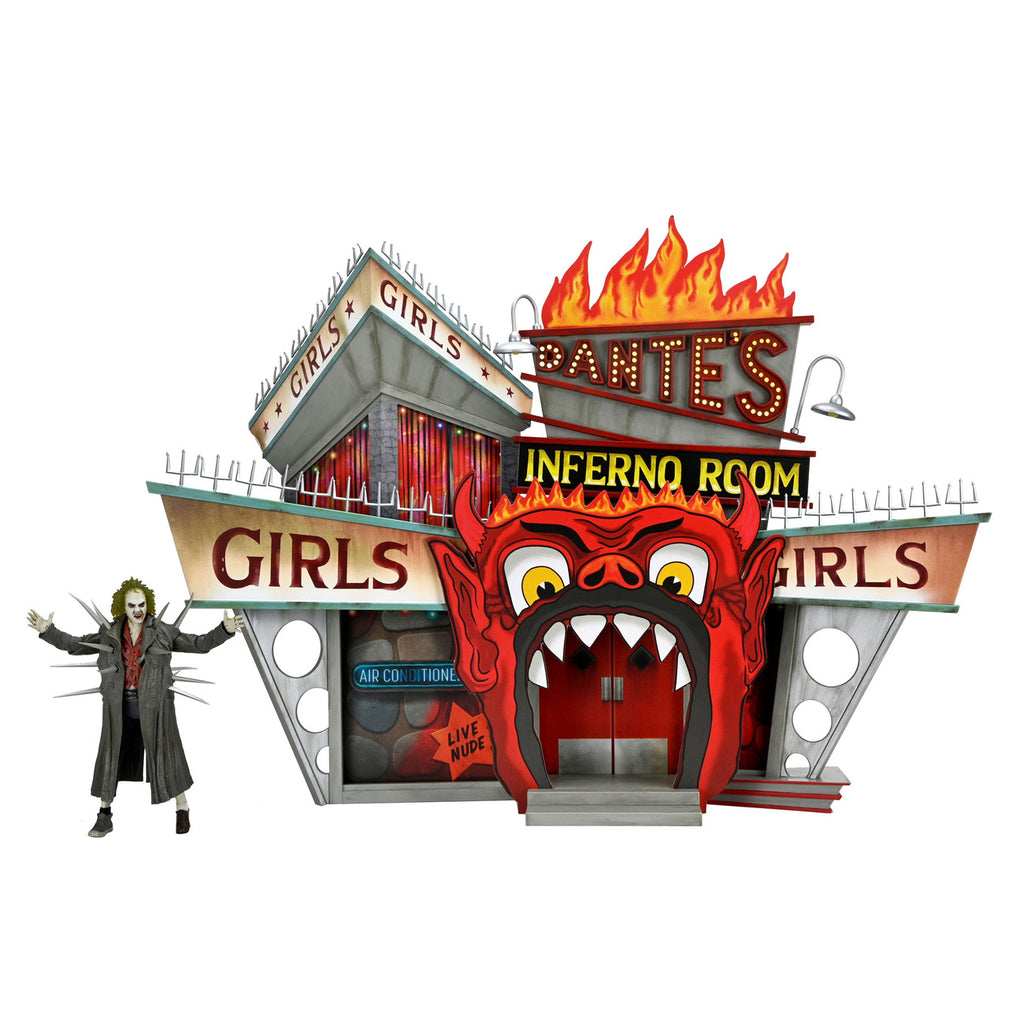 Image produit Beetlejuice (1988) Diorama Trenchcoat with Spikes Inferno