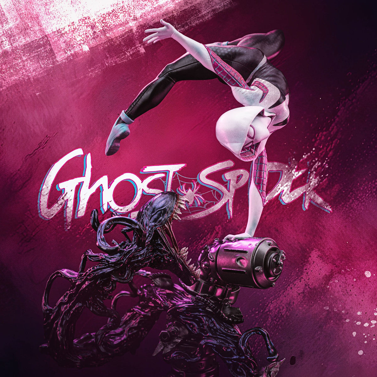 Productafbeelding Spider-Man vs. Villains Art Scale Statue 1/10 Ghost-Spider