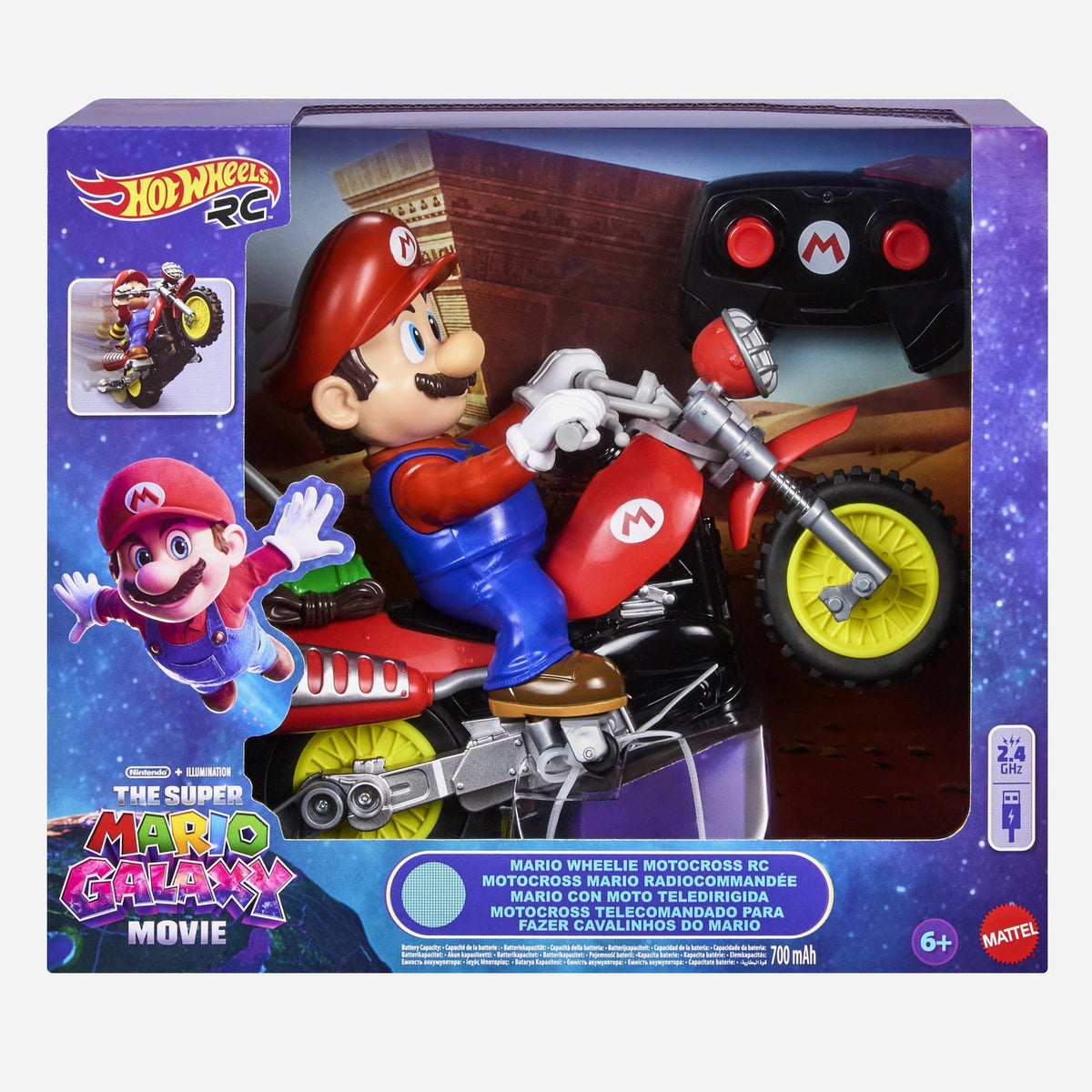 Productafbeelding Super Mario Galaxy Film Hot Wheels RC Motor Mario