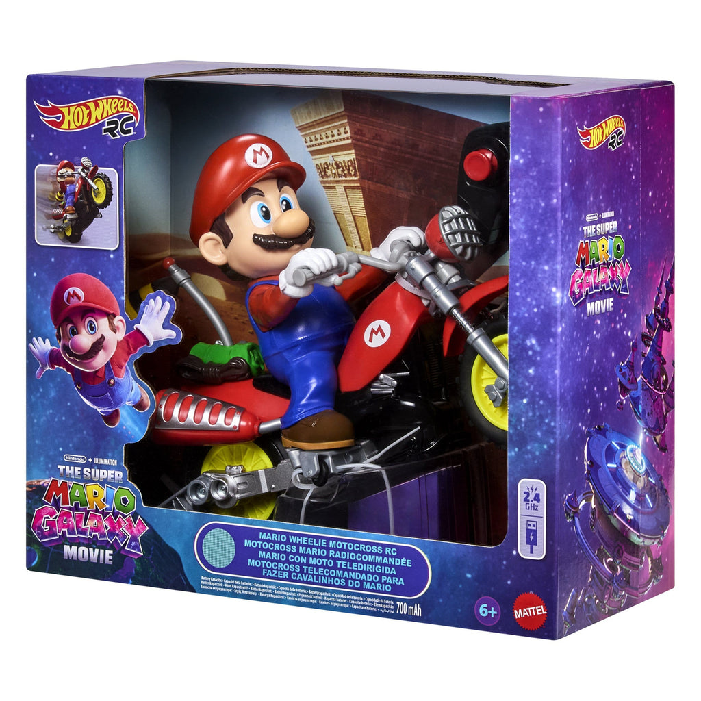 Productafbeelding Super Mario Galaxy Film Hot Wheels RC Motor Mario