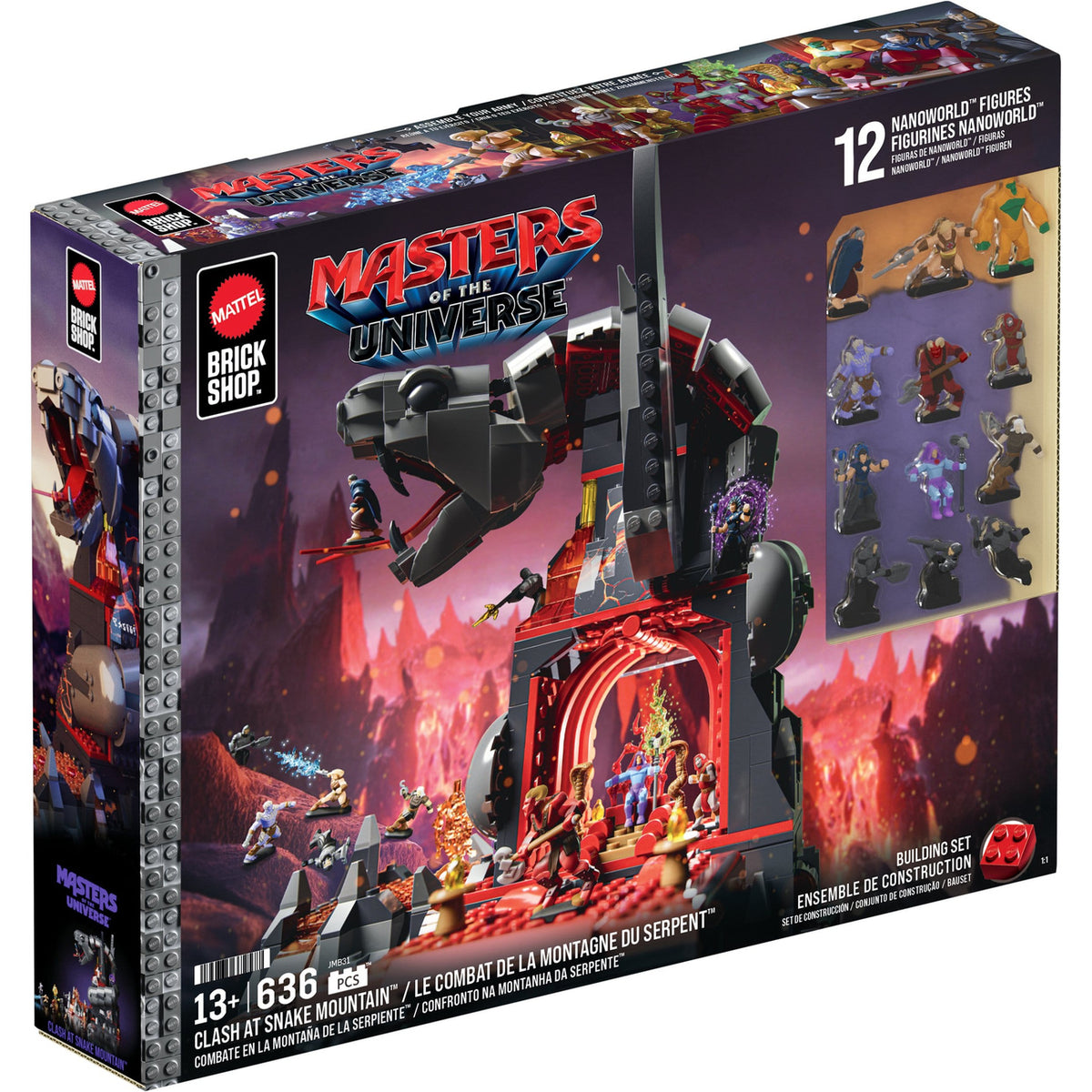 Produktbild Masters of the Universe Mattel Brick Shop Bauset Snake
