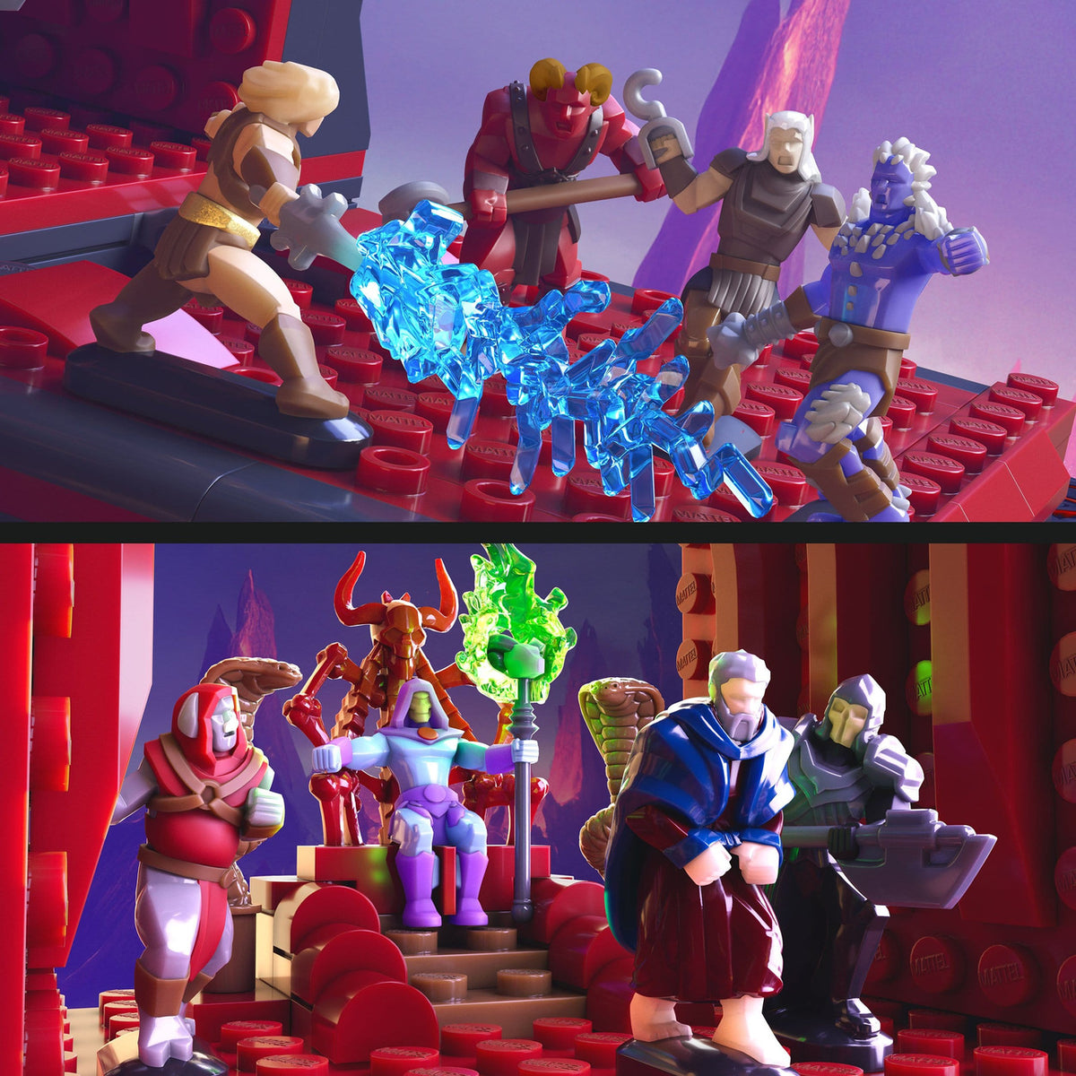 Image produit Masters of the Universe Mattel Brick Shop Set de construction Snake Mountain