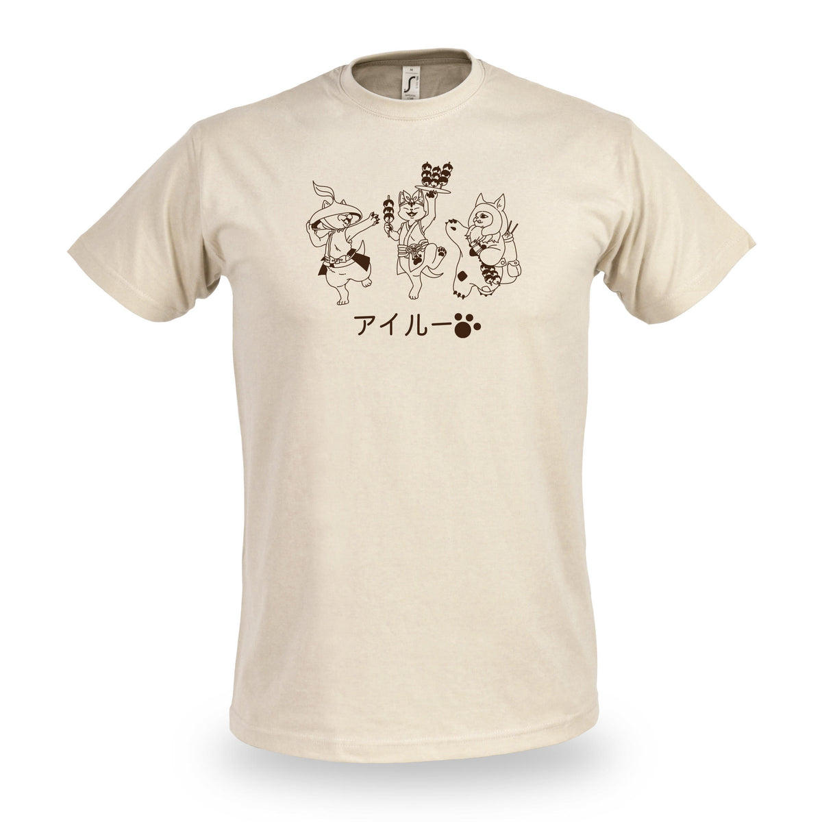 Image produit T-shirt Palicos pour les fans de Monster Hunter beige