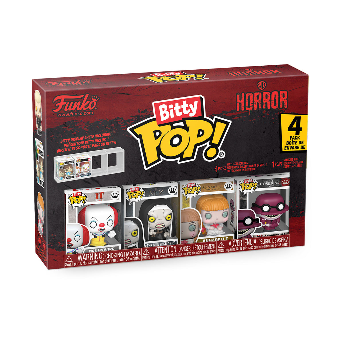 Productafbeelding Stephen Kings IT - Pennywise Funko Bitty Pop set van 4 figuren