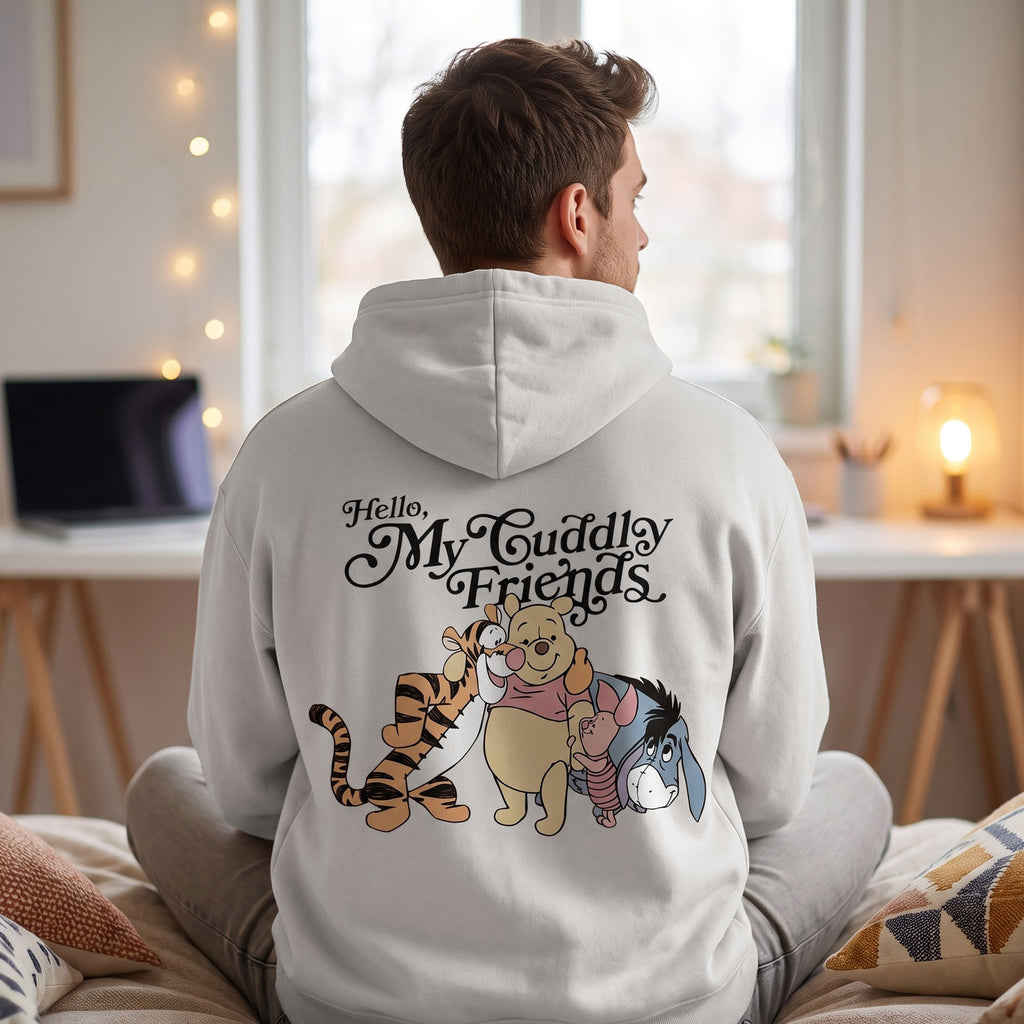 Image produit Winnie l'Ourson - Friends Sweat à capuche blanc