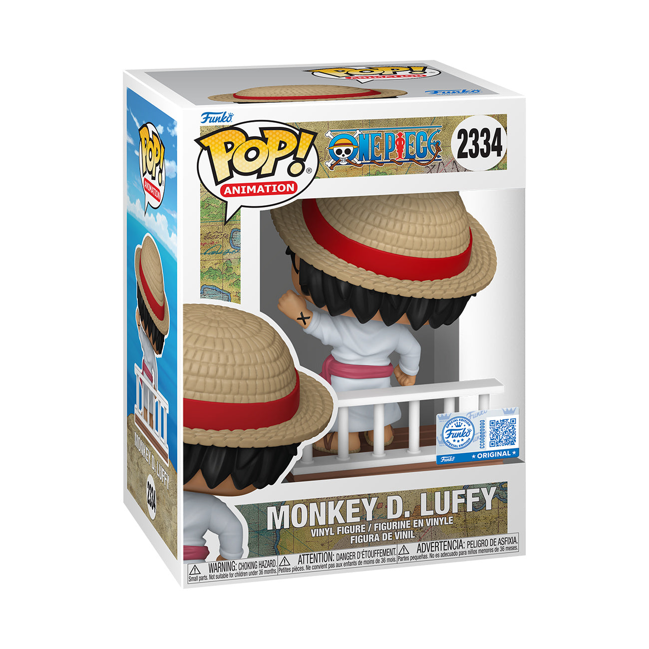Image produit Figurine Funko Pop Monkey D. Luffy avec chapeau de paille Going Merry - One Piece
