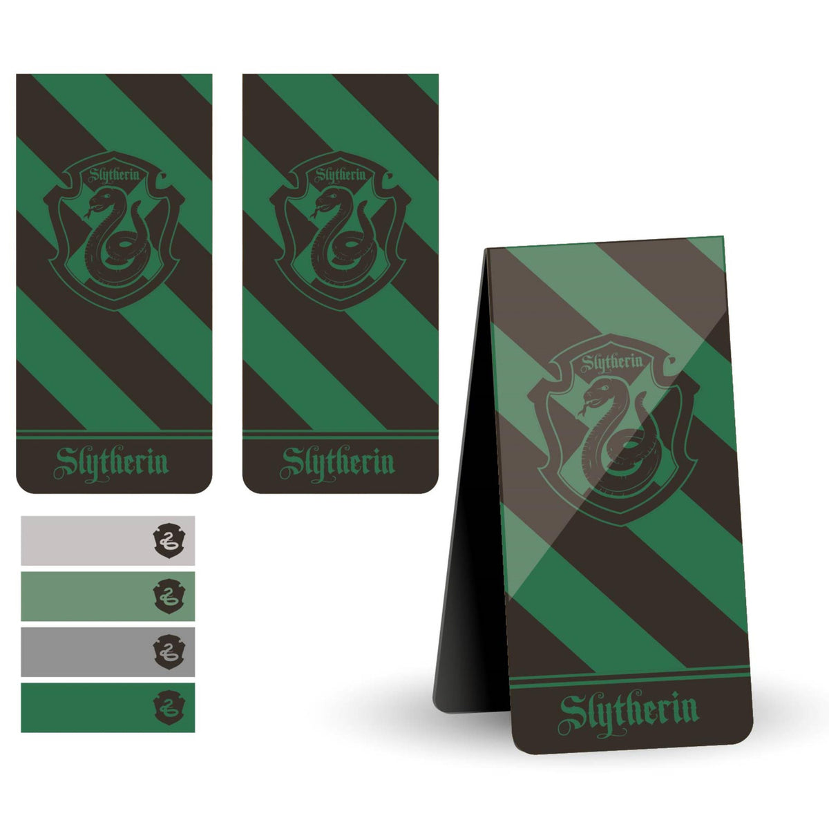 Image produit Harry Potter - Marque-page Serpentard avec notes adhésives