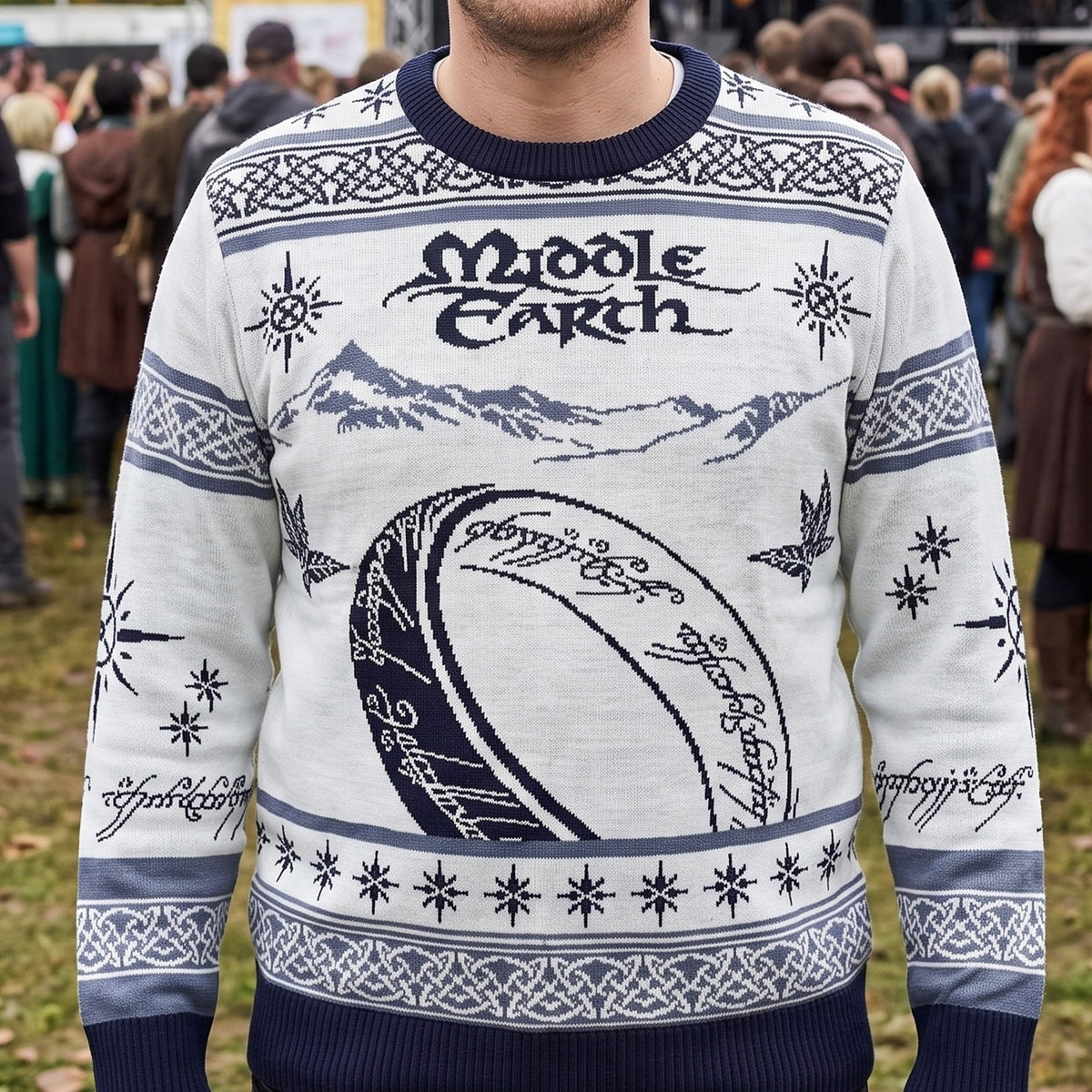 Image produit Le Seigneur des Anneaux - Pull tricoté L'Anneau Unique