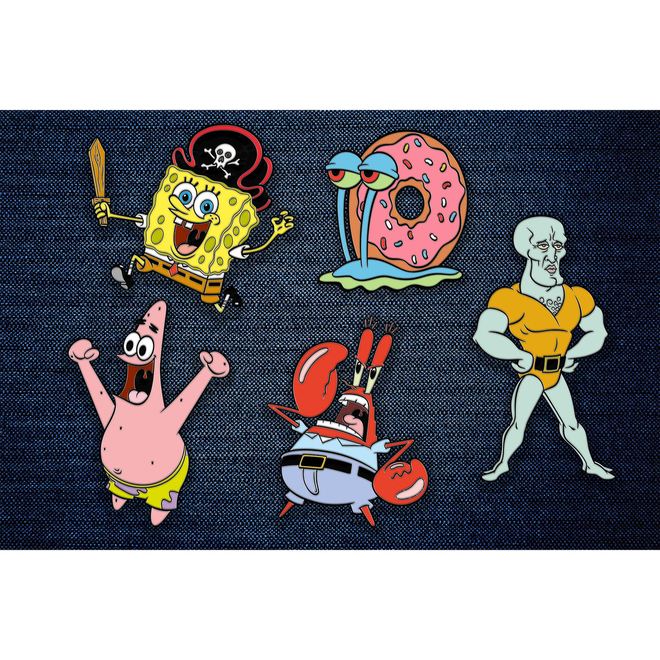 Productafbeelding SpongeBob - Friends pins set van 5