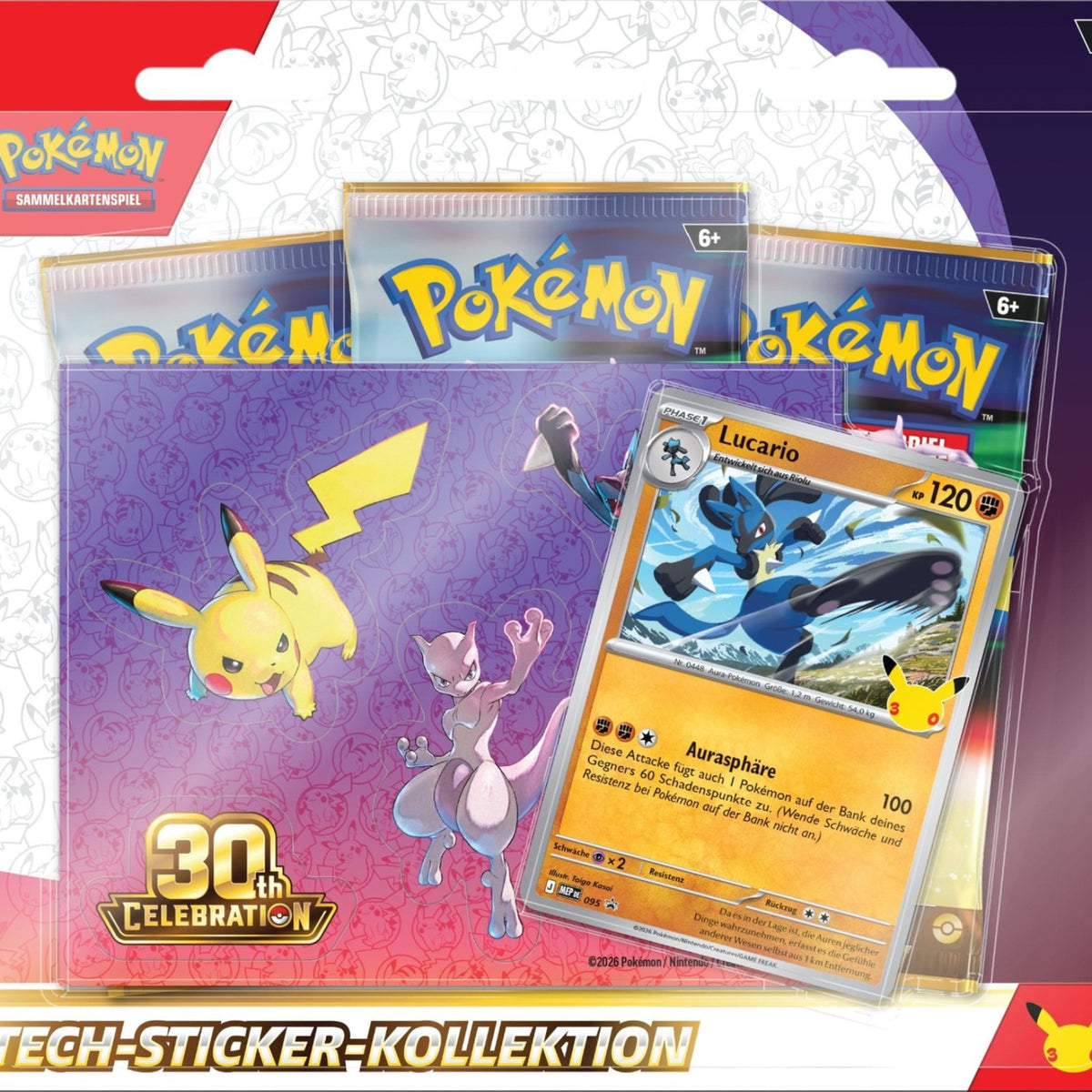 Image produit Pokémon – Collection de stickers Tech 30 ans