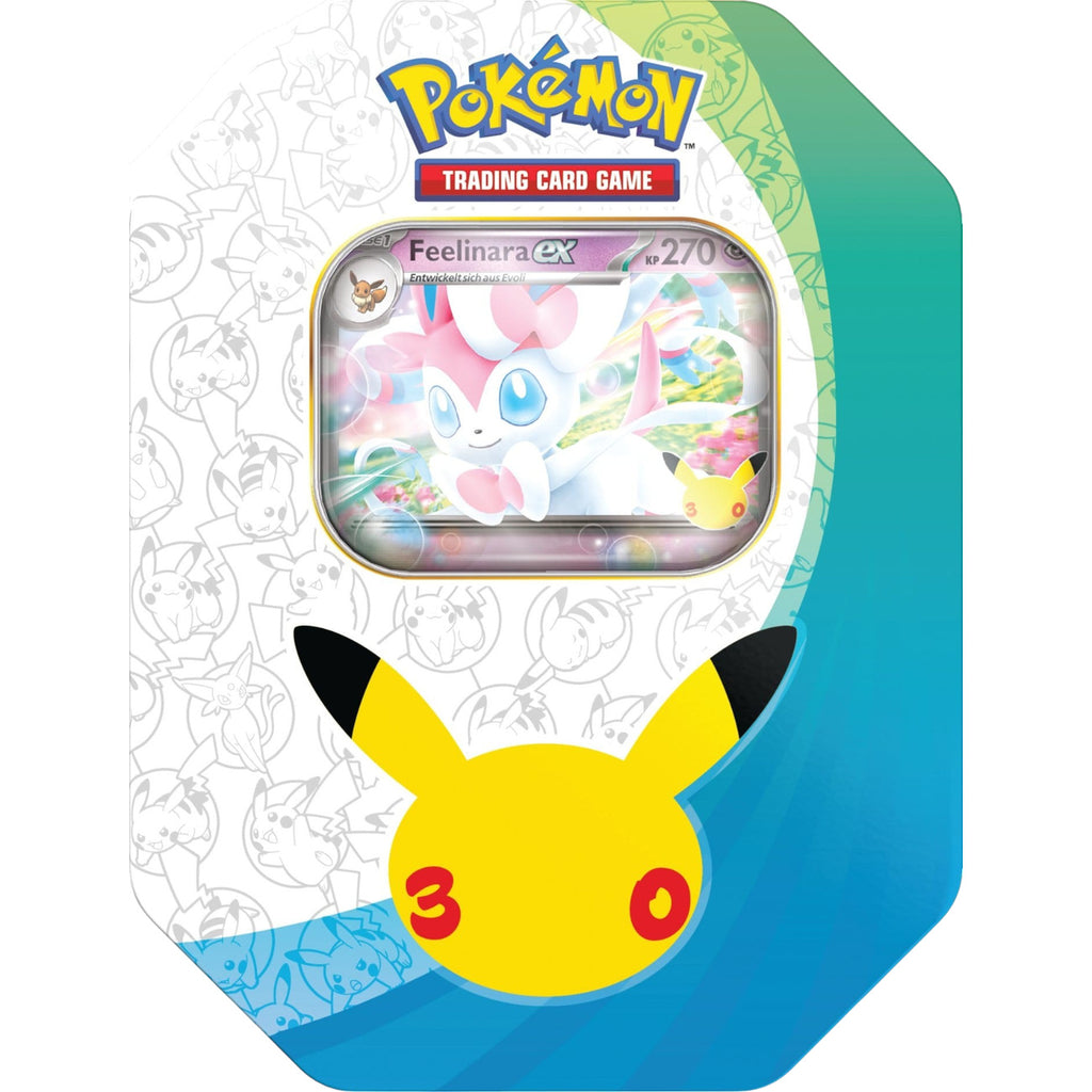 Productafbeelding Pokémon – 30 Jaar Eevee-Ex Tag Tin Verzamelkaartenbox
