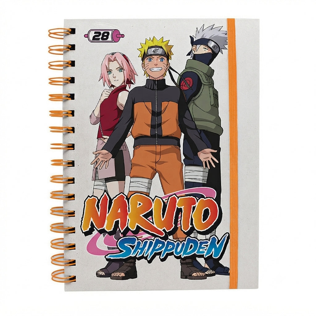 Productafbeelding Naruto Shippuden - Team 7 en Hokage A5 Notitieboek