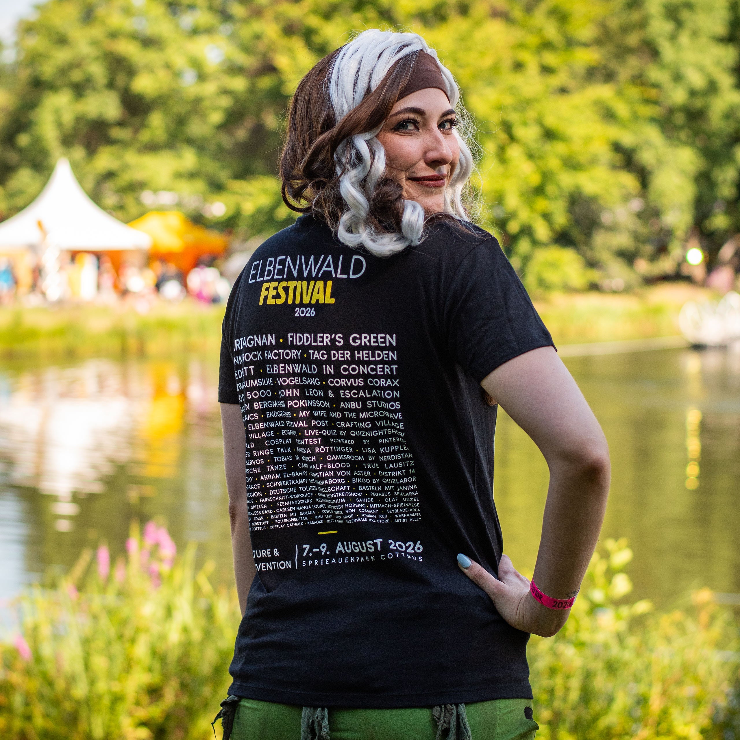 Produktbild Elbenwald Festival 2026 - Ghost Line Up T-Shirt
