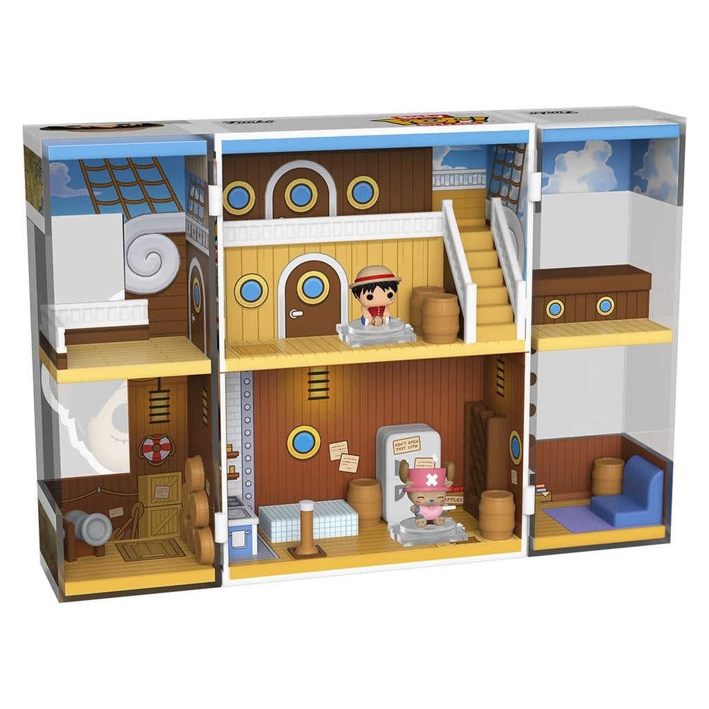 Image produit One Piece - Présentoir Funko Bitty Pop Going Merry Town avec 2 figurines