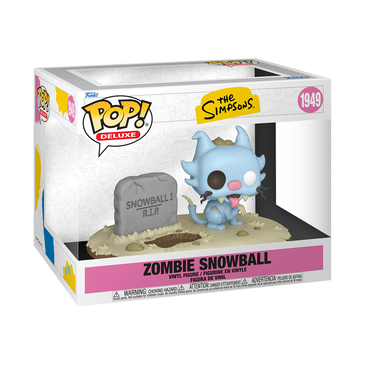 Produktbild Simpsons - Zombie Snowball Deluxe Funko Pop Figur