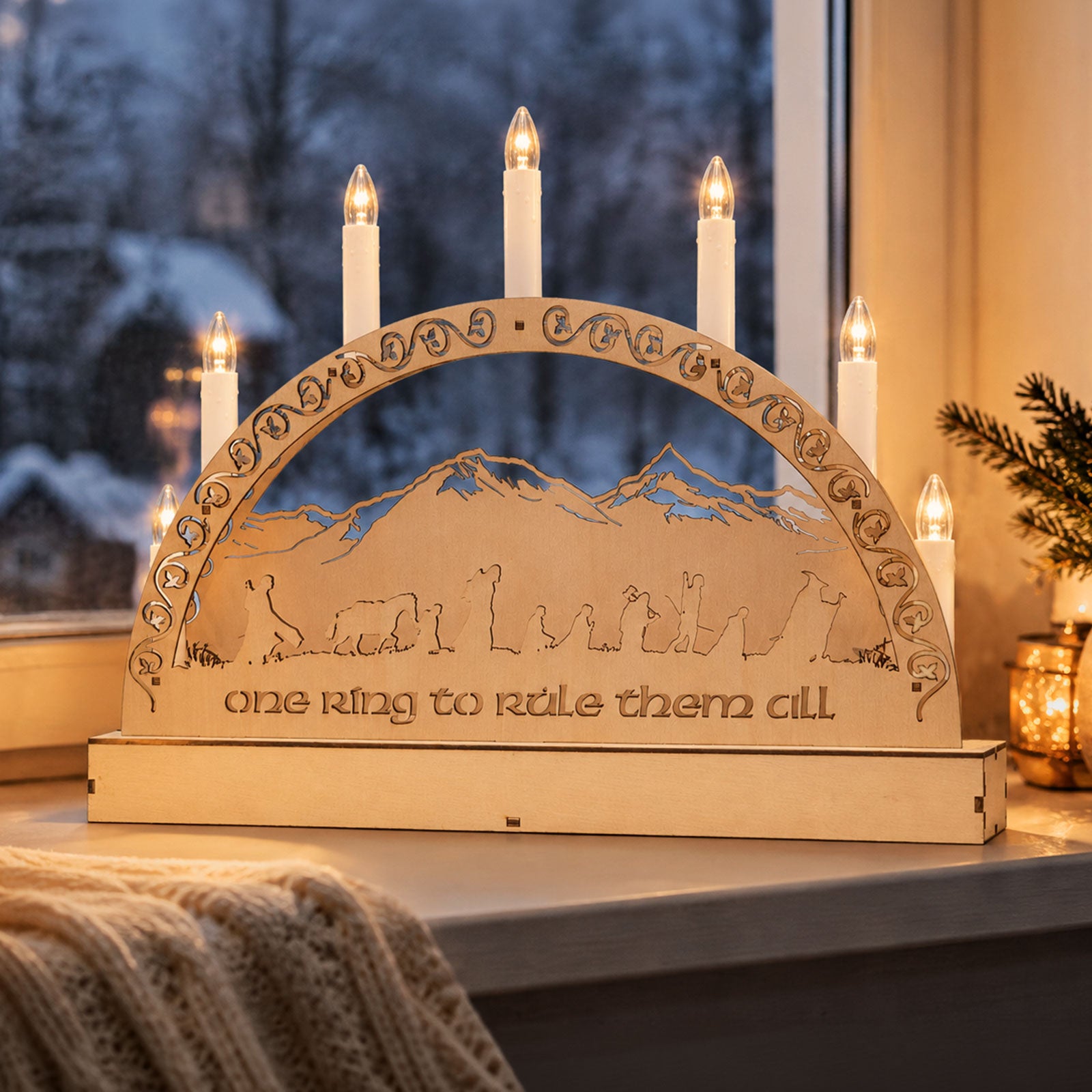 Image produit Le Seigneur des Anneaux - Arche lumineuse de Noël