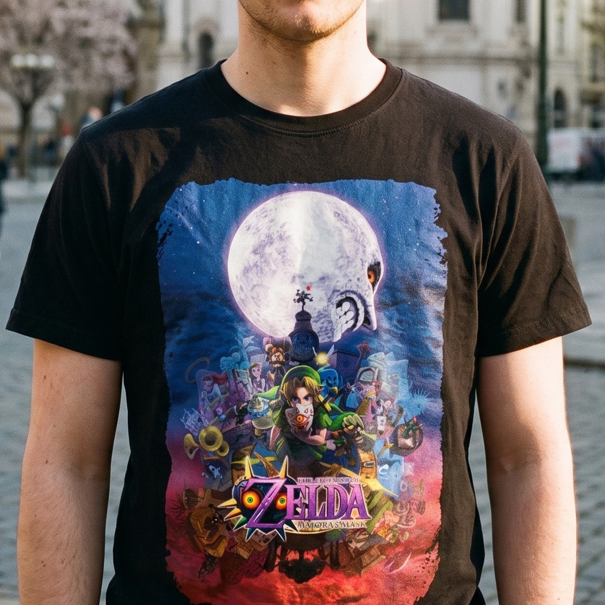 Image produit Zelda - T-shirt Link Poster noir