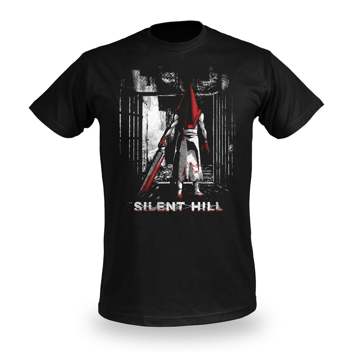 Image produit T-shirt noir Pyramid Head pour les fans de Silent Hill
