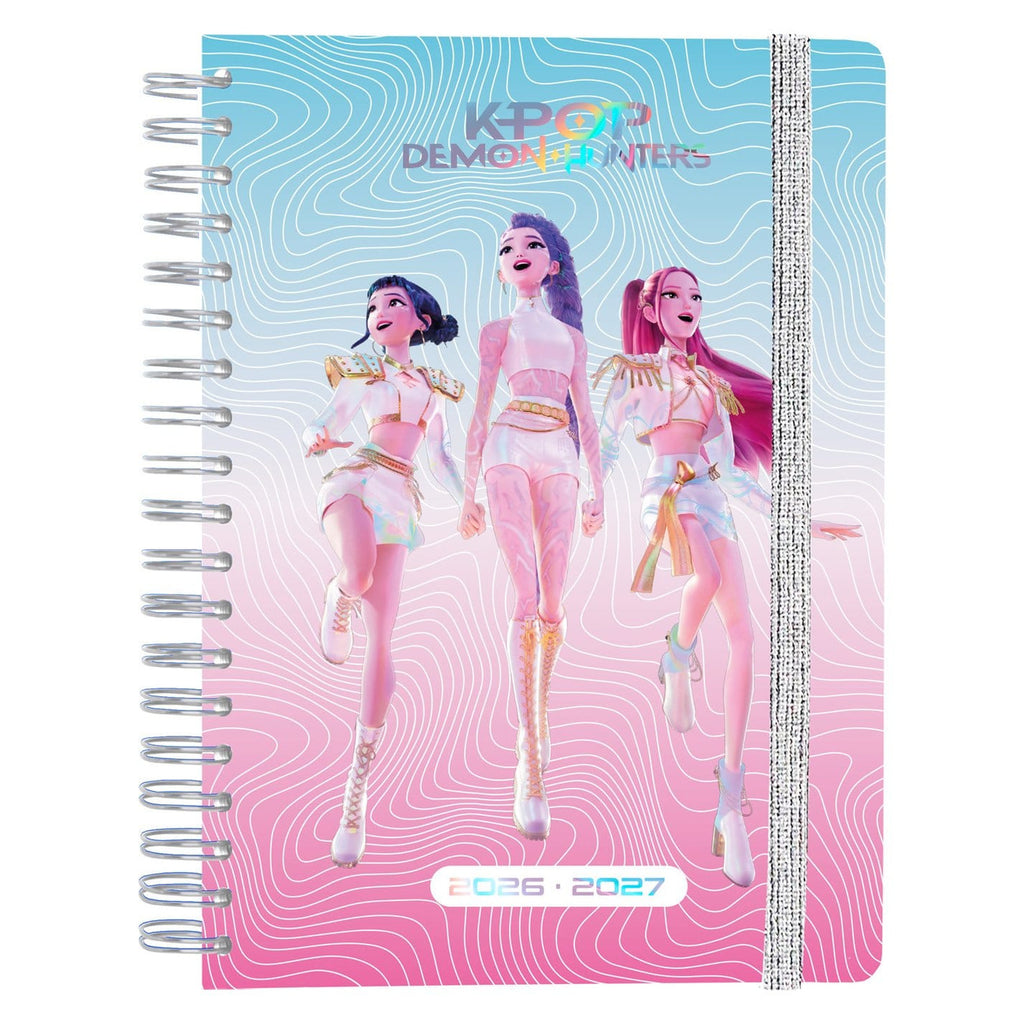 Productafbeelding KPop Demon Hunters 2026/2027 A5 weekplanner