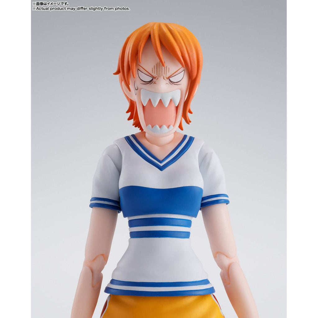 Productafbeelding One Piece S.H. Figuarts actiefiguur Nami Romance Dawn 14 cm