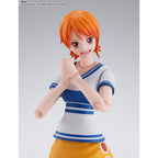 Productafbeelding One Piece S.H. Figuarts actiefiguur Nami Romance Dawn 14 cm