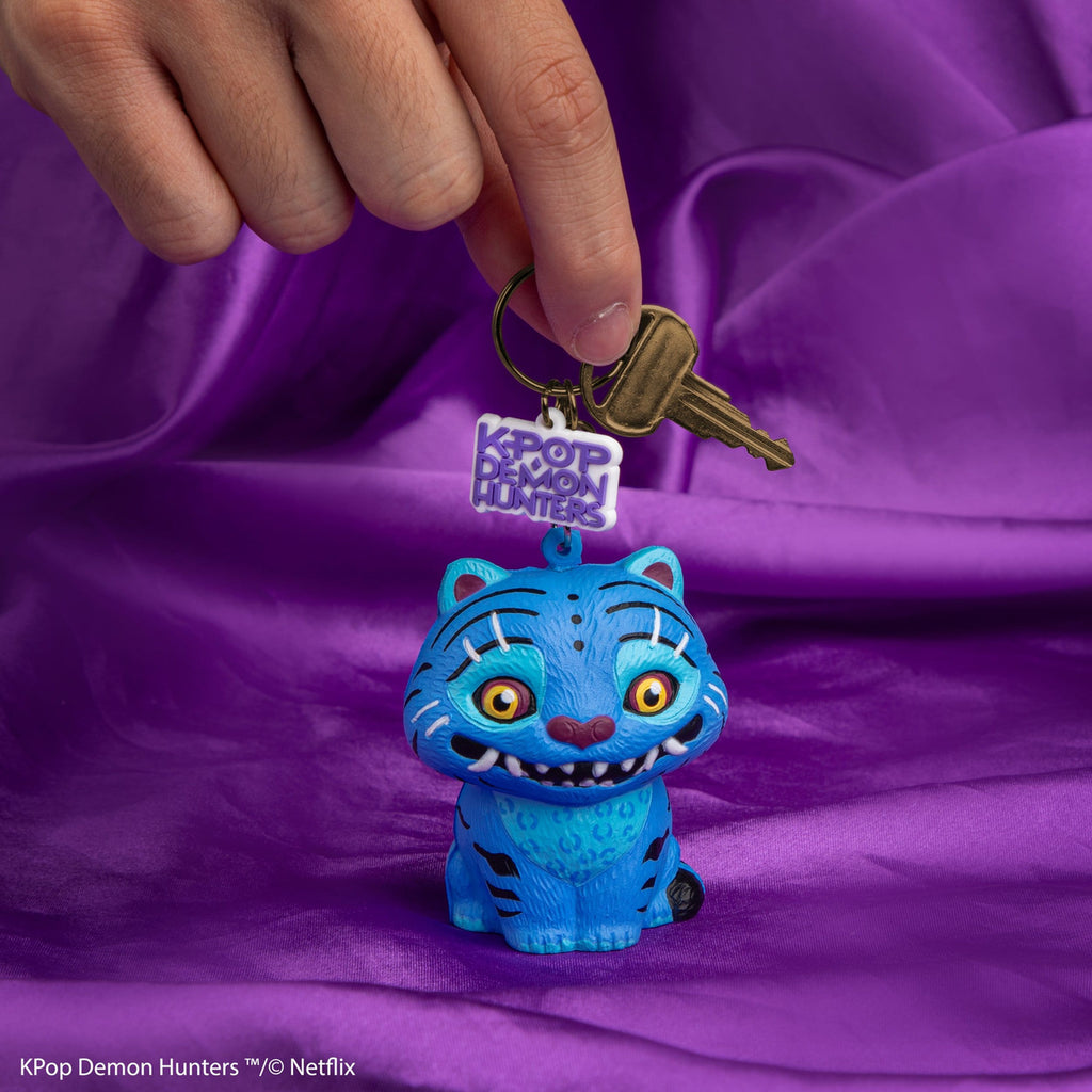 Produktbild KPop Demon Hunters Squishy Schlüsselanhänger Derpy Tiger