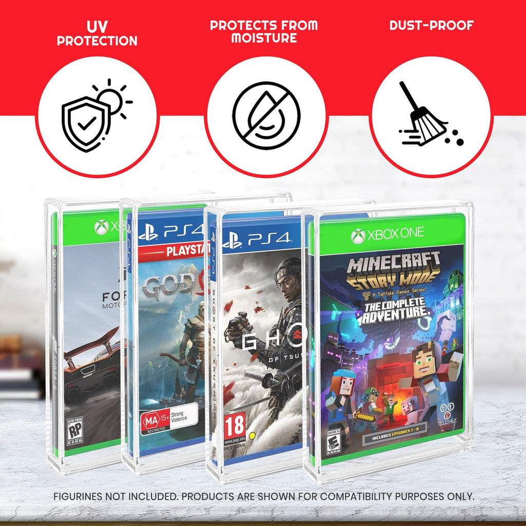 Image produit Lot de 2 boîtiers en acrylique pour PS3/PS4/Blu-ray/Xbox One