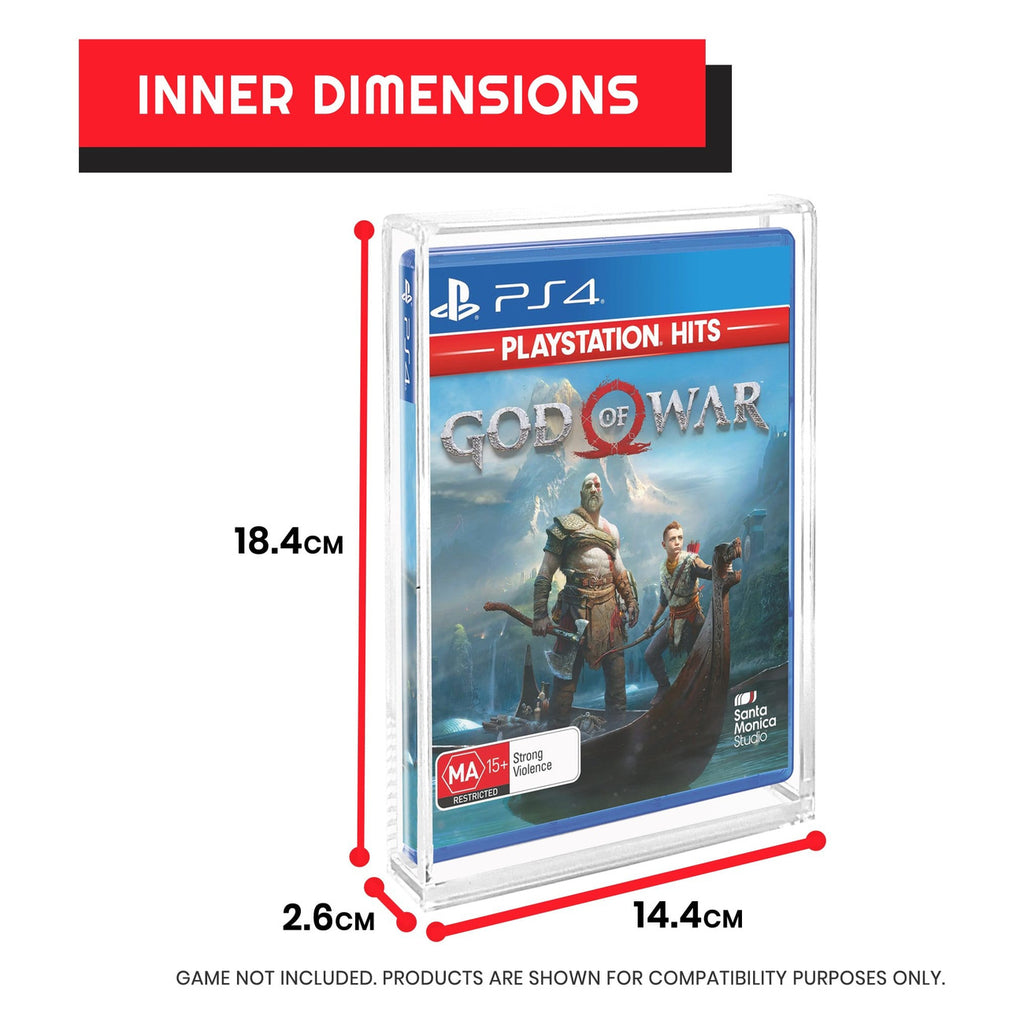 Image produit Lot de 2 boîtiers en acrylique pour PS3/PS4/Blu-ray/Xbox One