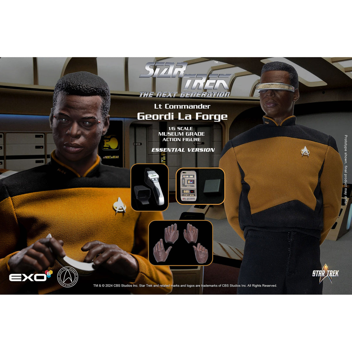 Productafbeelding Star Trek: The Next Generation 1/6 Lt. actiefiguur