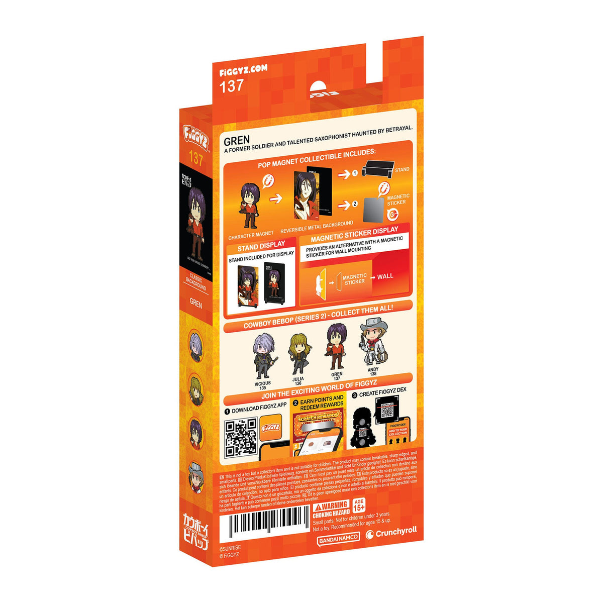 Productafbeelding Cowboy Bebop FiGGYZ magneet-verzamelfiguur Gren 11 cm
